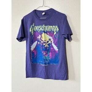Goosebumps If Looks Could Kill Purple T-Shirt Sz Small R. L. Stine Vintage 1990s
